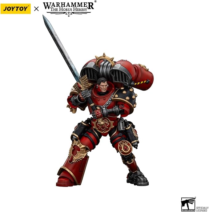 JOYTOY Warhammer The Horus Heresy Blood Angels Dominion Zephon 1:18 Scale Action Figure Mecha Joy Toy Collection Model 4.96in