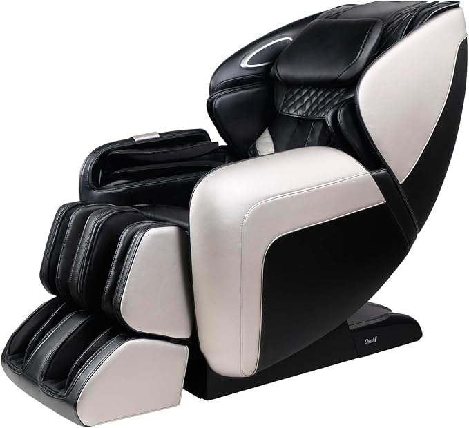 Osaki OS-Atai SL-Track Zero Gravity Full Body Airbag Massage Back and Calf Infrared Heat with Foot Roller Massage (Taupe)