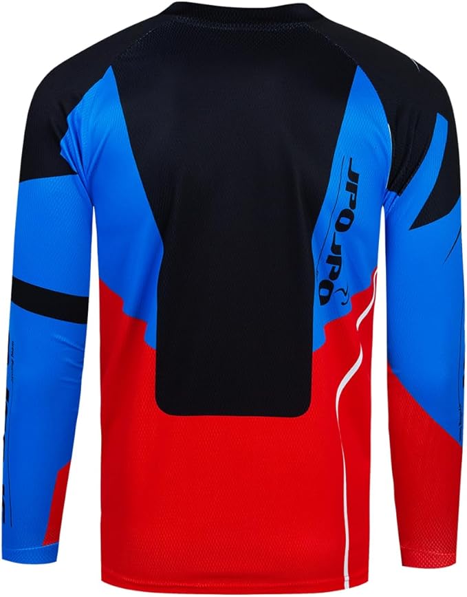 Dirt Bike Jersey for Youth, Kids Mountain Bicycle Shirt Long Sleeve Children Downhill Jerseys for Motorcycle Motocross
