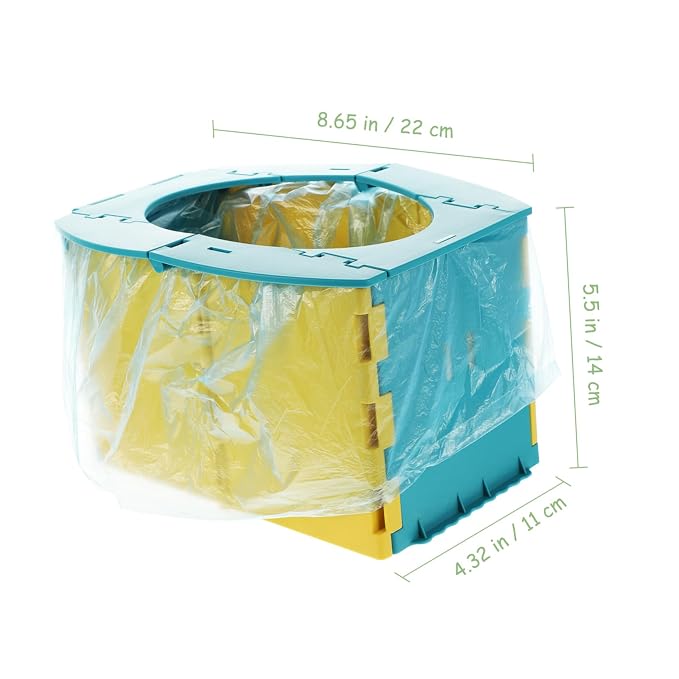 BESPORTBLE Portable Folding Potty Seat Lightweight Travel Toilet for Safe Material Convenient for Home and Car Use for Potty Training Boys and Girls