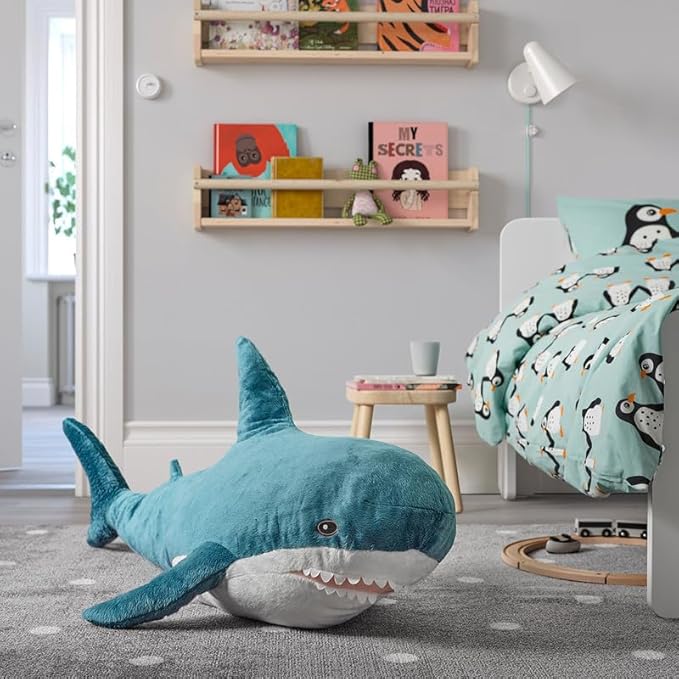 40 inch Shark Stuffed Animal Toy,Stuffed Animal Sharks,Plush Shark Toys,Soft Cushion Pillow Plush Pillow,Room Decoration for Boys and Girls Plushies for Kids