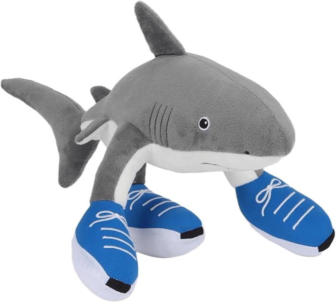 Italian Brainrot Plush Toy, 14 inch Tralalero Tralala Plushies, Italian Brainrot Stuffed Animal, Funny Shark Monster Figure Doll for Adults Kids Boys Girls
