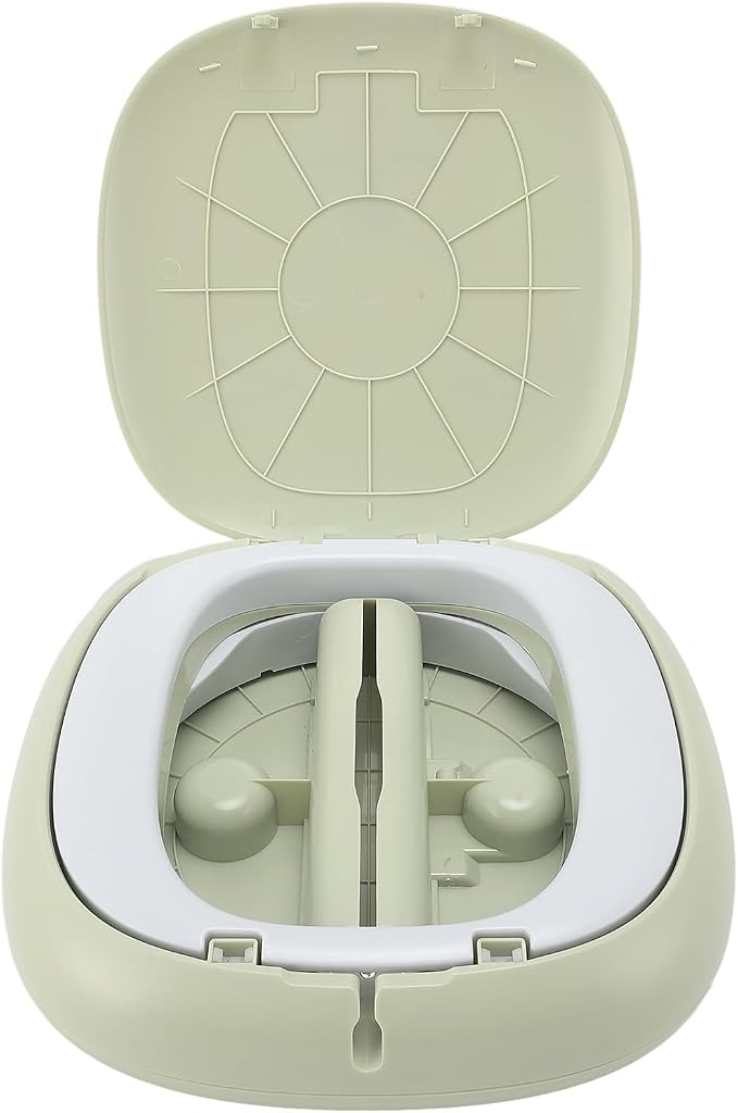 Travel Potty for Toddler, Foldable Potty Training Toilet Seat, Portable Potty Car Potty Folding Toilet for Boys Girls Baby Kids Children Indoor Outdoor Camping (Green)