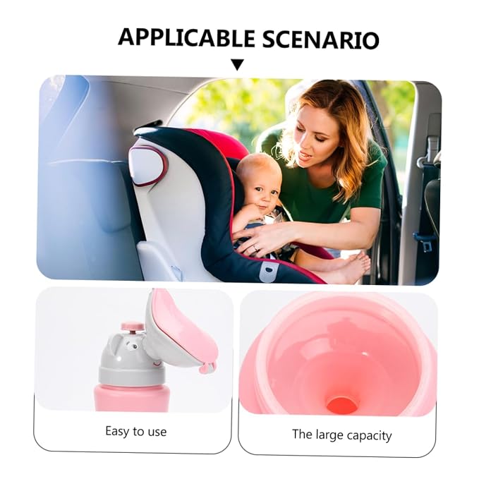 GARVALON Car Toilet for Boys and Girls Portable Urinal Urinal Bottle Easy Potty Training Aid Compact for Travel for Boys Girls Toddlers