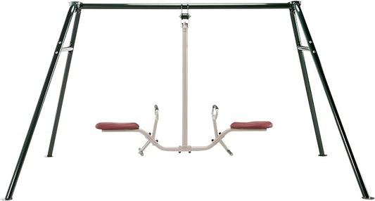 Indoor & Outdoor Playground Equipment Teeter Totters, 360 Spinning Seesaw, Swing Set for Children Exercises Age 3-12