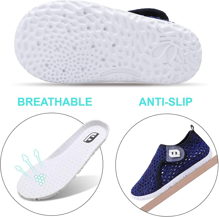 JOINFREE Baby Toddler Water Shoes Boys Girls Sandals Barefoot Kids Breathable Sneakers Shoes for Walking Running