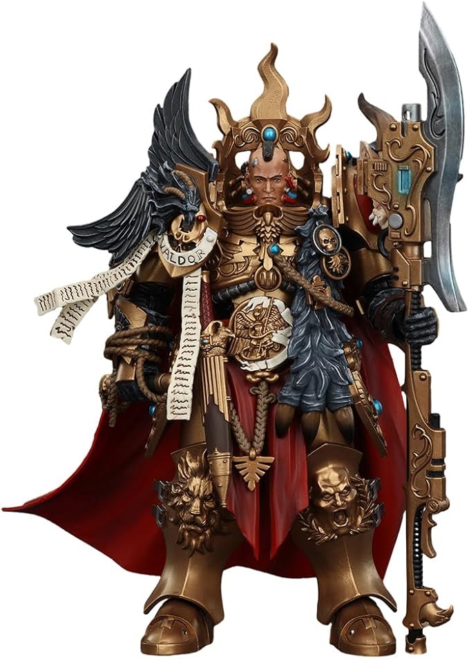 JOYTOY Warhammer The Horus Heresy 1/18 Action Figure Legio Custodes Constantin Valdor, Captain-General of The Legio Custodes Collection Model Birthday Gifts 12 Inch