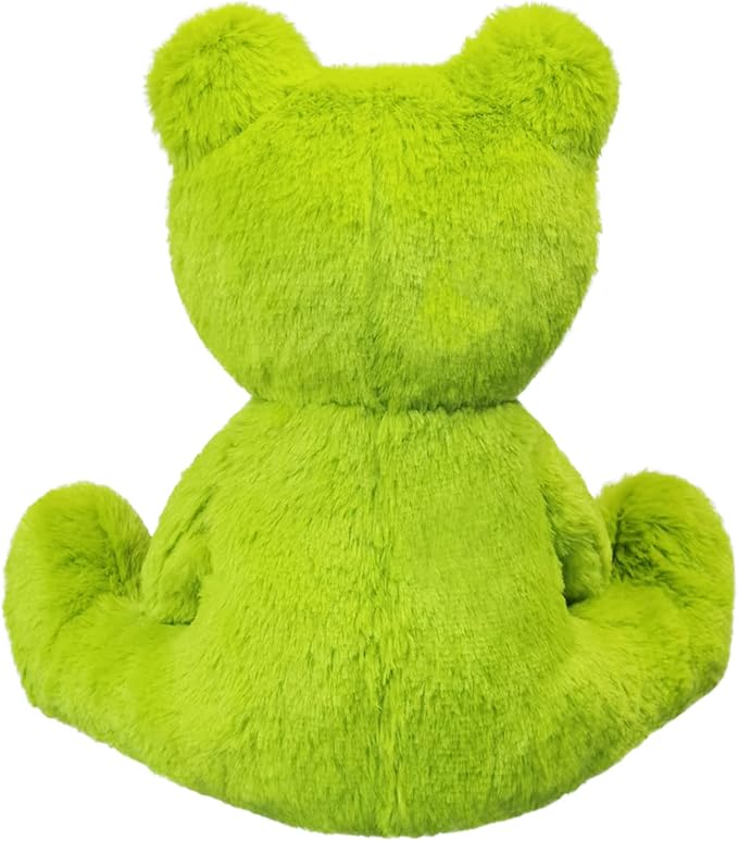 Fruit Green Plush Frog Stuffed Animal Toy, Soft Cuddly Plushie Hugger Toy for Boys & Girls, Gifts for Kids or Girlfriend, 8.5 Inches