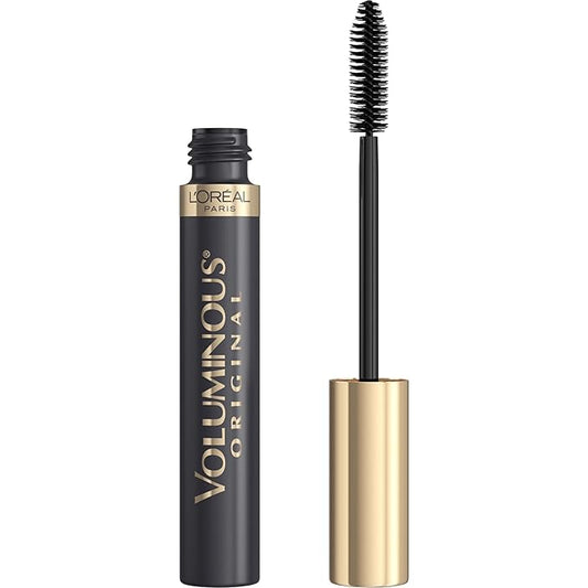 L’Oreal Paris Original Voluminous Mascara, Building Mascara Volume and Length Formula, Washable, Black Brown, 0.26 Fl Oz., 1 Count