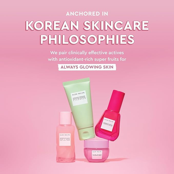 Glow Recipe Watermelon Glow AHA Night Treatment - Overnight Resurfacing Mask with AHA Complex, Hyaluronic Acid, Niacinamide & Watermelon Enzymes for Smooth, Glowing, Even-Toned Skin (60ml)