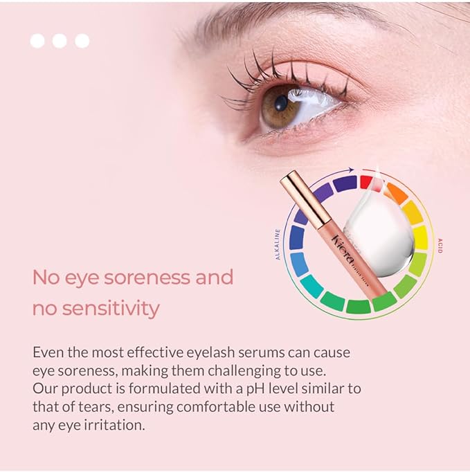 KIERA Blooming Eyelash Serum 0.25oz(7.5ml) | Enhancing Eyelash Length & Thickness | Suitable for Eyebrows and Scalp Use