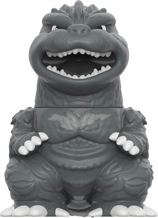 Super7 Fun! Fun! Toho Godzilla Minus One (Grayscale) Vinyl Figure - 5" Toho Godzilla Action Figure Kaiju - Classic Movie Monster Fans Collectibles & Retro Toys - Limited Edition - Amazon Exclusive