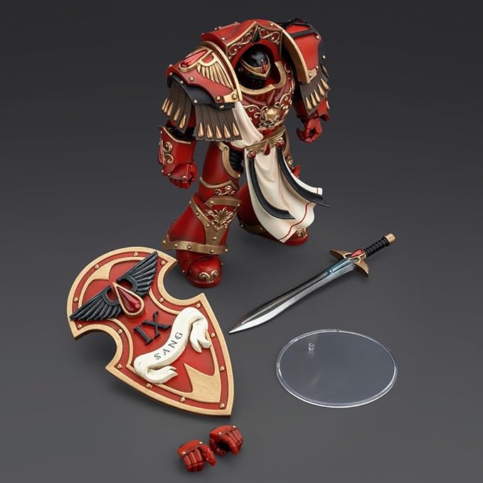 JOYTOY Warhammer The Horus Heresy 30k 1/18 Action Figure Blood Angels Crimson Paladins Squad 5PCS Collection Model Birthday Gift