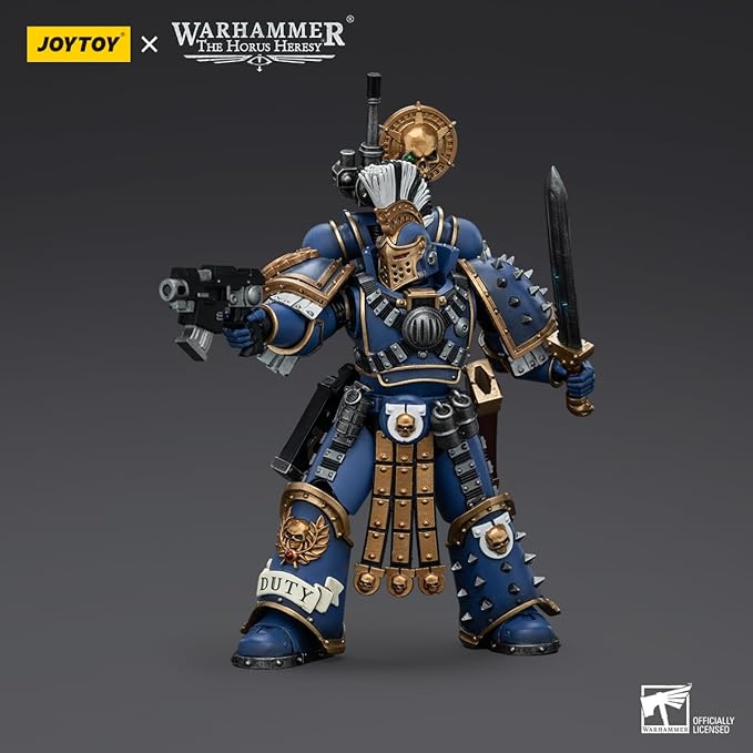 JOYTOY Warhammer The Horus Heresy Ultramarines Remus Ventanus, 1:18 Scale Action Figure Mecha Joy Toy Collection Model 5.4in