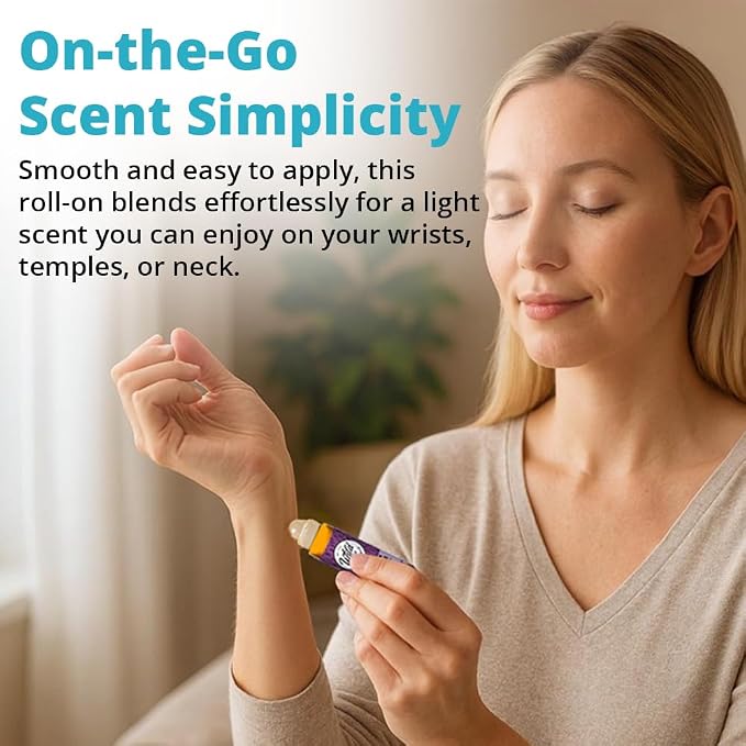 Bulgarian Lavender Essential Oil 2-Pack Bundle – Roll-On & Aromatherapy Inhaler | Relaxation, Stress Relief, and Sleep Support