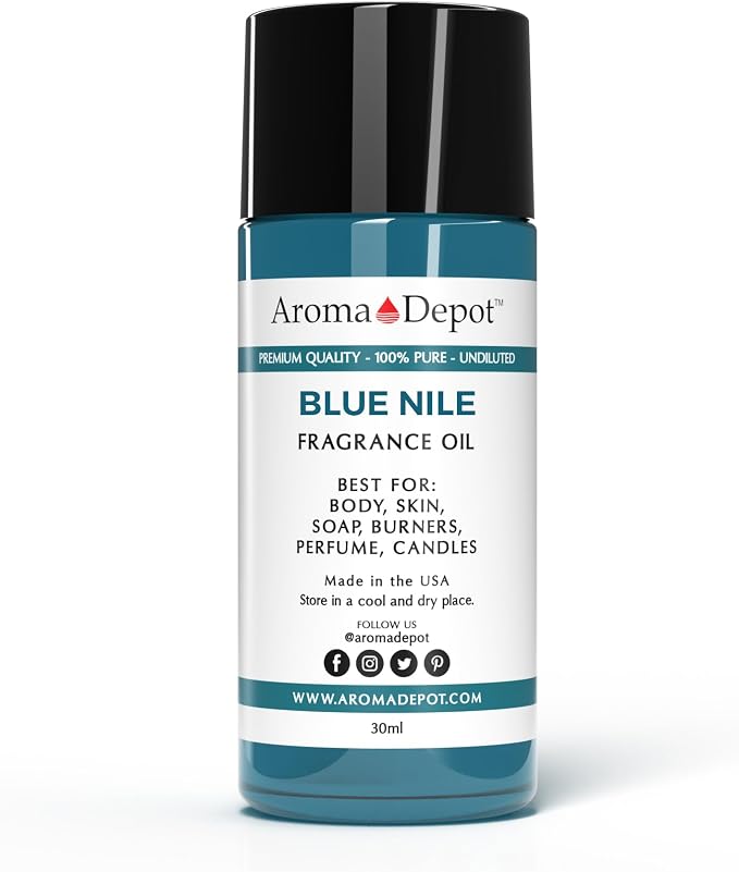 Aroma Depot 30ml. Blue Nile Roll-on Perfume/Skin Body Fragrance Oil. Our Interpretation, Pure-Uncut. Add a Few Drops to Your Aromatherapy Diffuser.