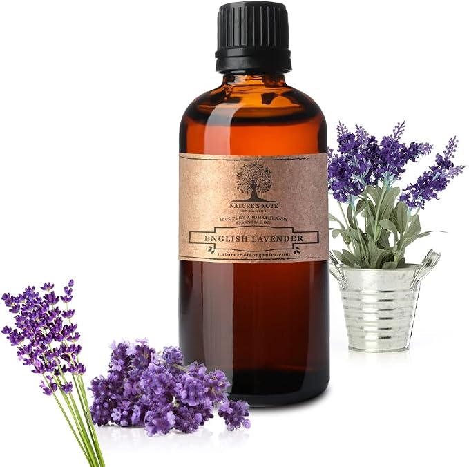 Floral - 100% Pure Aromatherapy Grade Essential Oil by Nature's Note Organics (8 Fl Oz, English Lavender)