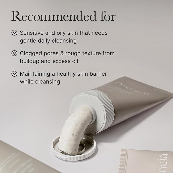 ARENCIA Rice + LHA Pore Control Rice Cake Cleanser with Salicylic Acid - Deep Cleansing, Gentel Exfoliation, All skin types, Korean Face Wash 150ml / 5.07 fl oz