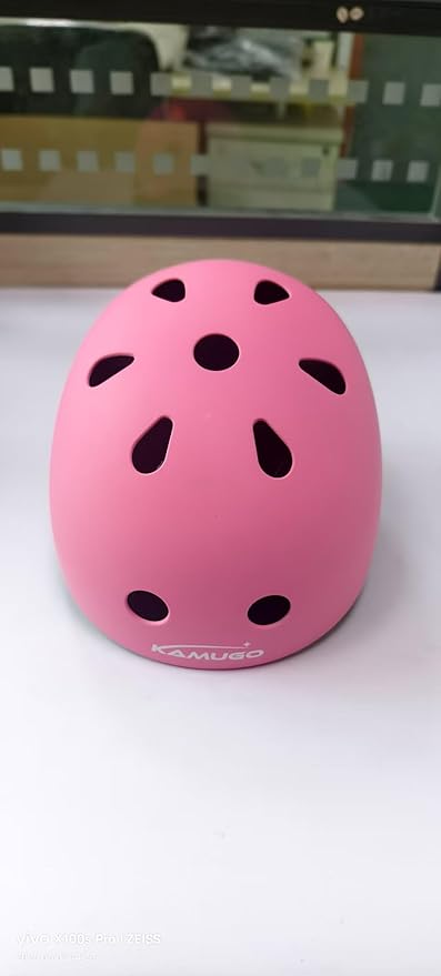 KAMUGO Kids Bike Helmet, Toddler Helmet for Ages 2-8 Boys Girls with Sports Protective Gear Set Knee Elbow Wrist Pads for Skateboard Cycling Scooter Rollerblading