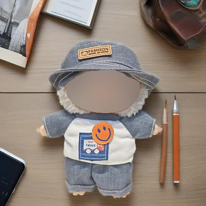 Clothes for 17 cm Doll - 6 Set Clothes for 6.7 inch Dolls, Premium Stylish Outfit with Accessories for Play & Display (No Doll(SET2)