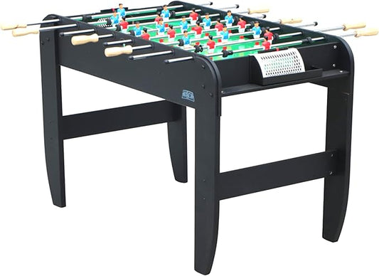 KICK Liberty 48" Foosball Table - Features 13 Blue and 13 Red Uniformed Players, 2 Soccer-Style Foosballs, Classic Design for Competitive and Casual Play