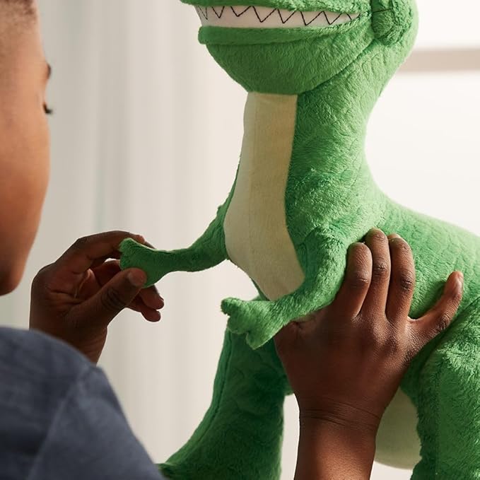 DISNEY STORE Toy Story Plush, Rex, Iconic Cuddly Toy Character with Embroidered Eyes and Soft Plush Features, Suitable for All Ages