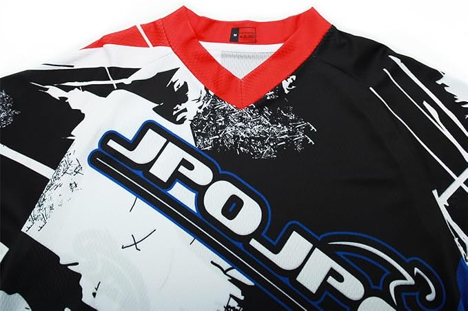 Dirt Bike Jersey for Youth, Kids Mountain Bicycle Shirt Long Sleeve Children Downhill Jerseys for Motorcycle Motocross