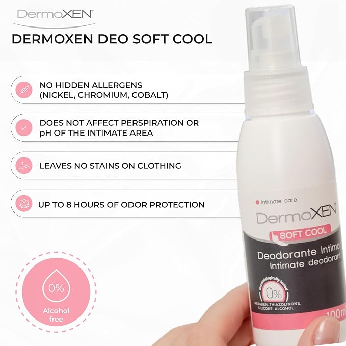 DERMOXEN 4Girls Intimate Cleanser for Kids + Soft Cool Intimate Deodorant Spray | Gentle Daily Hygiene Set | pH Balanced Care & Odor Freshness | Sensitive Skin Safe
