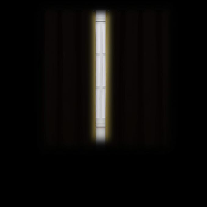 LEMOMO Light Beige Thermal Blackout Curtains/52 x 63 Inch/Set of 2 Panels Room Darkening Curtains