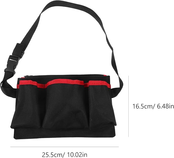 Massage Oil Waist Pouch Adjustable Portable Essential Oil Bottle Bag Organizer for Massage Therapy Storage Lightweight Durable