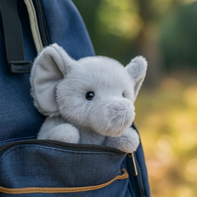Adorable Elephant Stuffed Animal Soft Stress Relief Plush Toy Cute Birthday Gifts for Boys Girls Kids Toddlers