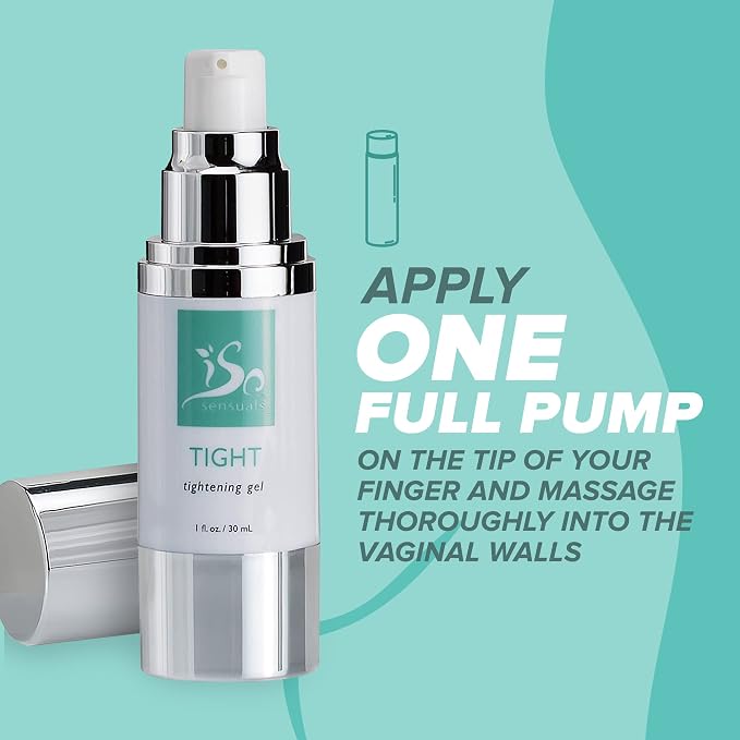 IsoSensuals TIGHT Vaginal Tightening Gel - All Natural, V Tight Gel for Women, Easy to Apply - 1 Bottle