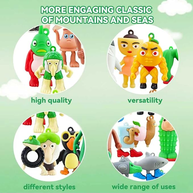 Italian Toys Set – Tralalero Tralala Collectible Figures & Tung Tung Sahur Desktop Decor, Unique Art Toys for Collectors, Stylish and Vibrant Desktop Accessories (24pcs)