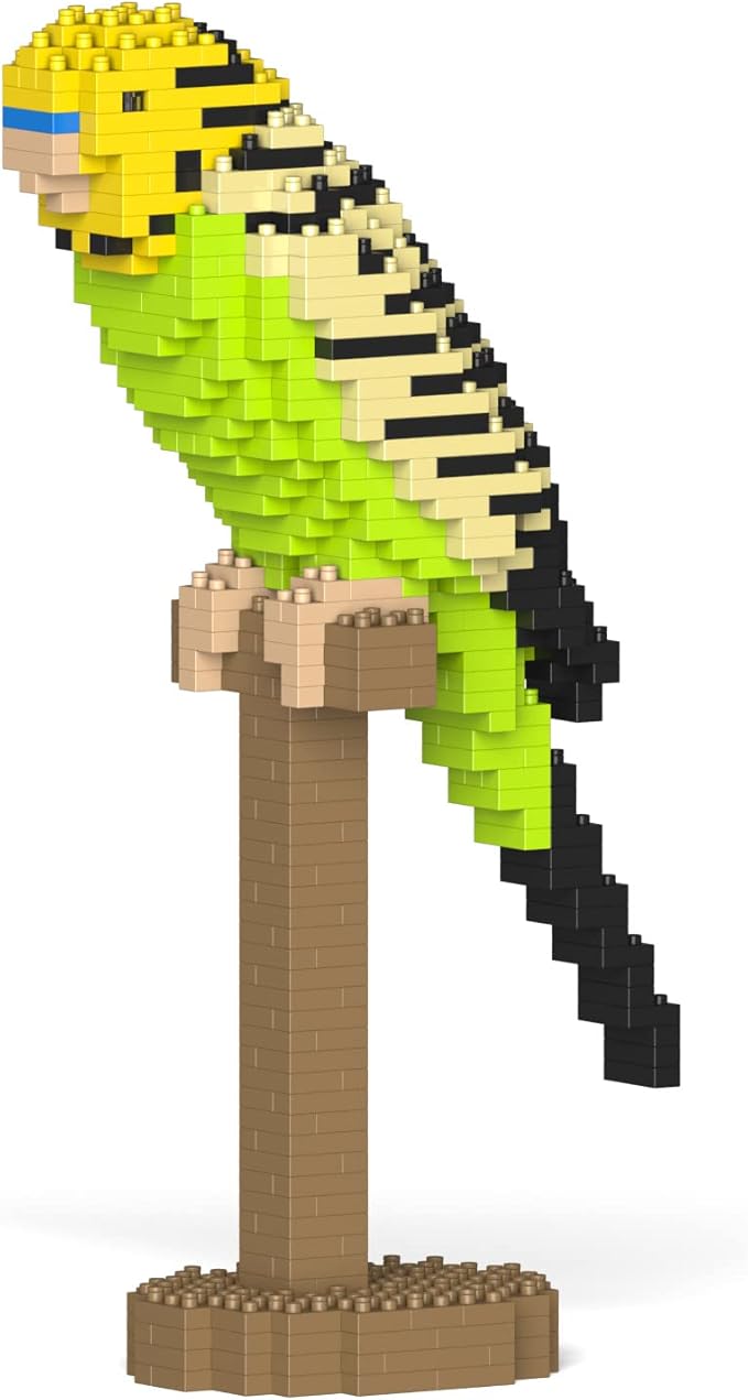 JEKCA Budgie 01S-M01 | Parrot Plastic Building Blocks | Age 14+