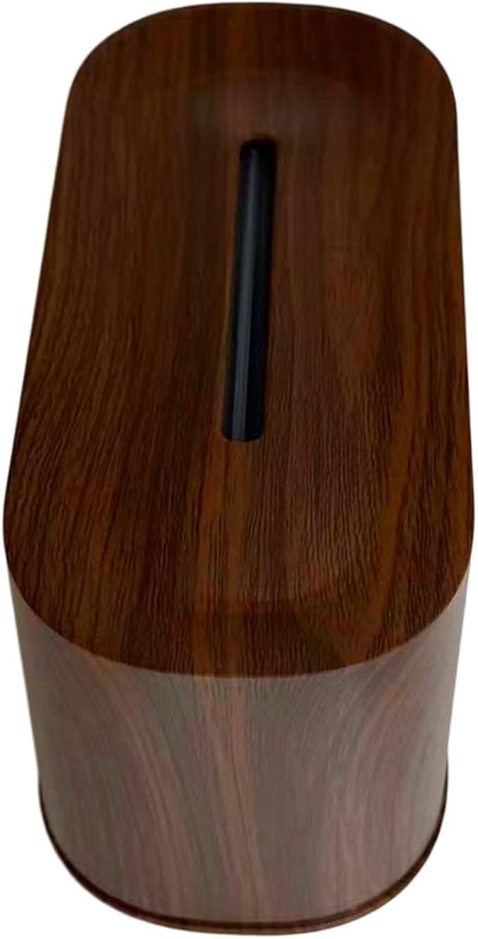 Asixxsix Essential Oil Diffuser, Aromatherapy Diffuser Cool Mist Humidifier with 7 Colors Light, Scent Aromas Diffuser, Quiet Flame Diffuser for Essential Oil, Home, Office, Bedroom (Dark Wood Grain)