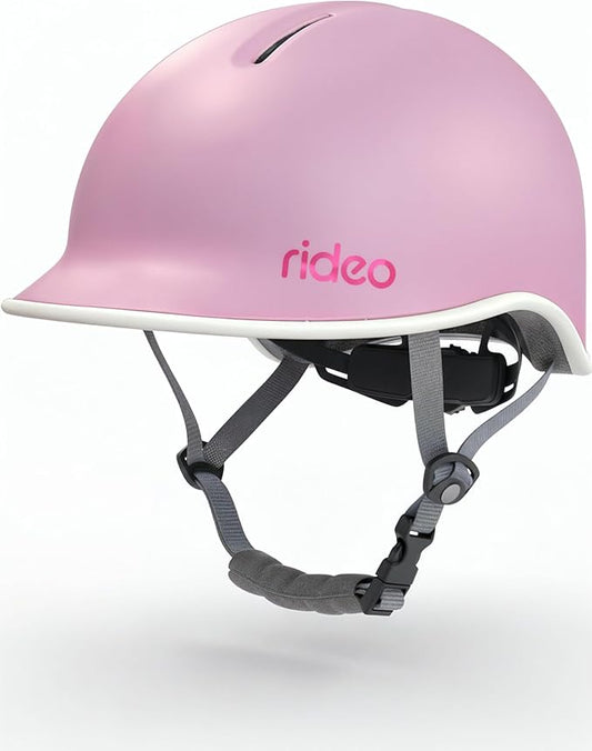 Rideo Kids Bike Helmet for Kids 3-5, Advanced Safety Boys and Girls Helmet, Adjustable & Multi-Sport, Patented Safety Buckle, Toddler to Youth