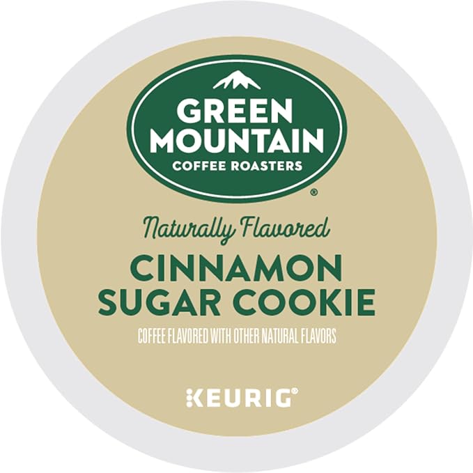 Green Mountain Coffee Roasters light roast Pod Cinnamon Sugar Cookie Coffee, 12 Count