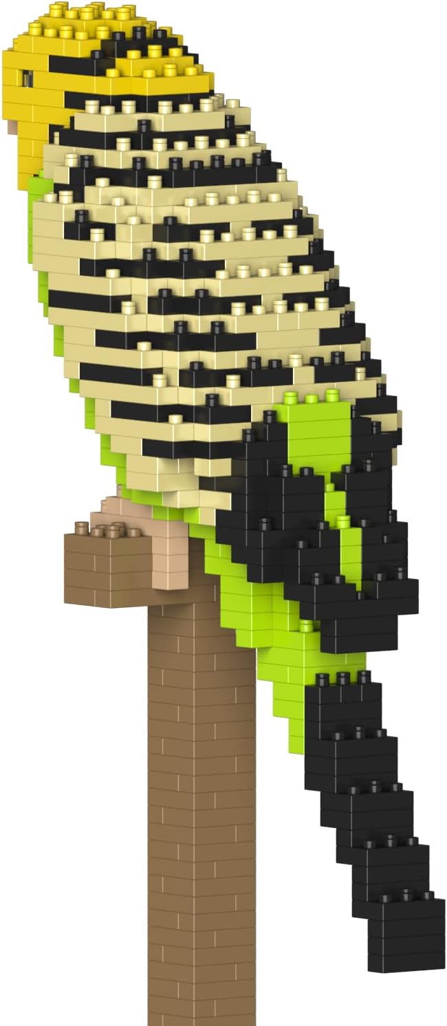 JEKCA Budgie 01S-M01 | Parrot Plastic Building Blocks | Age 14+