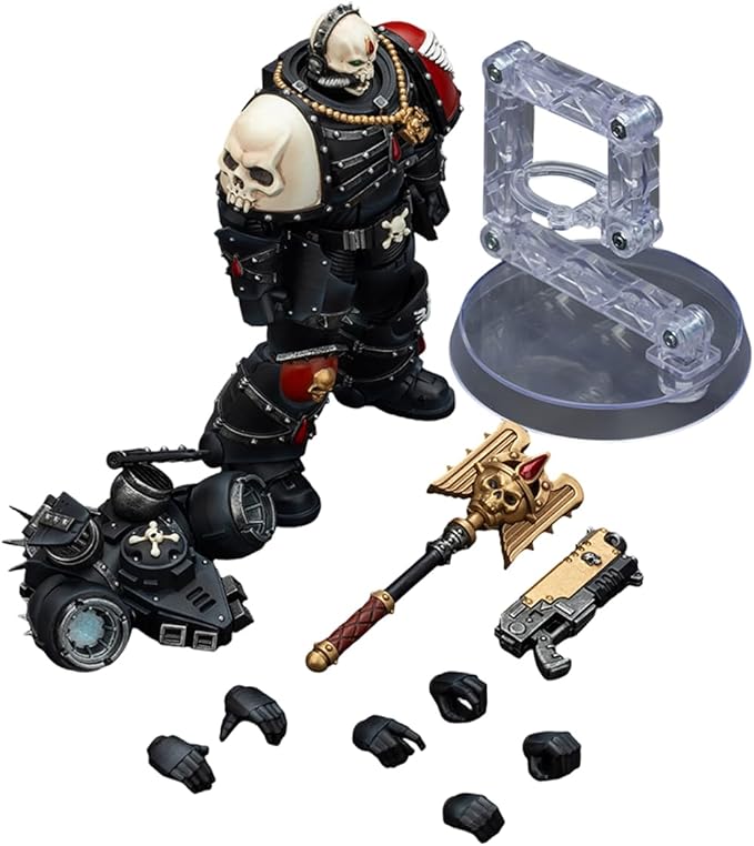 JOYTOY Warhammer 40,000 1/18 Action Figure Blood Angels Lemartes with Jump Pack,Blood Crozius and Absolver Bolt Pistol Collection Model 15Age+ Birthday Gift Pre-Order