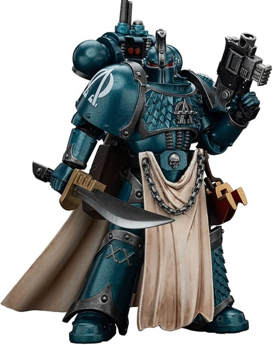 JOYTOY Warhammer 40,000 The Horus Heresy 1/18 Action Figure Alpha Legion Legion Praetor with Power Sword Collection Model Birthday Gifts