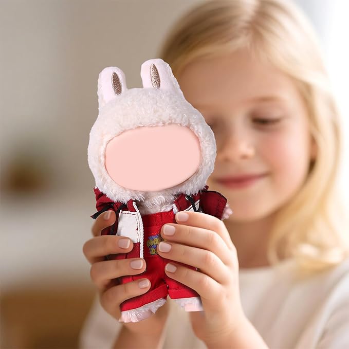 Coolcandy 17cm Doll Clothes, Fashionable Dolls Outfit with Accessories Suit, Stylish Adorable Dolls Clothes Set, Soft Fabric, Detailed Stitching(Doll Not Included)