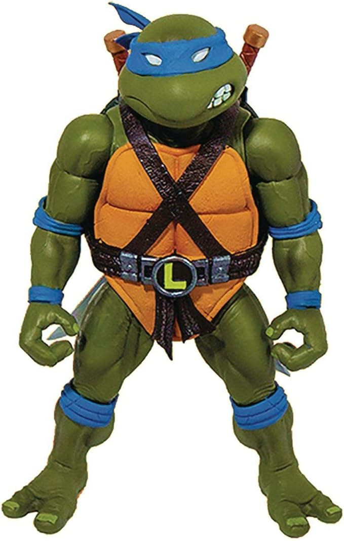 Super7 ULTIMATES! Teenage Mutant Ninja Turtles Leonardo - 7" TMNT Action Figure with Accessories Classic Cartoon Collectibles and Retro Toys