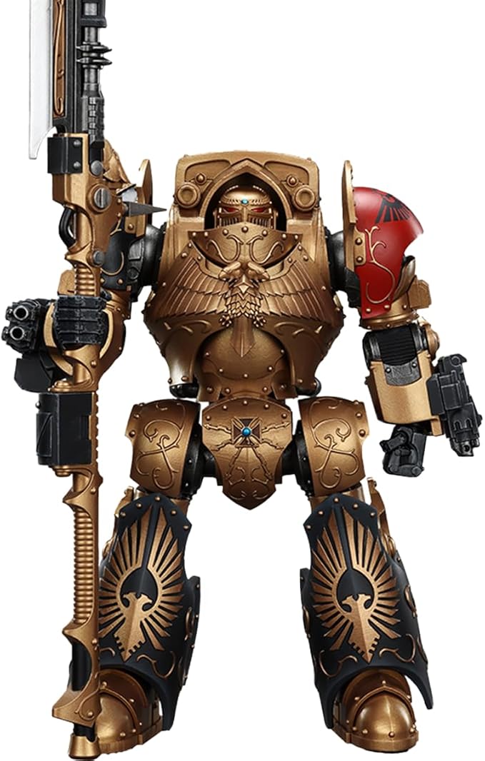 JOYTOY Warhammer The Horus Heresy 1:18 Action Figure Legio Custodes Contemptor-Achillus Dreadnought Collection Model Birthday Gifts