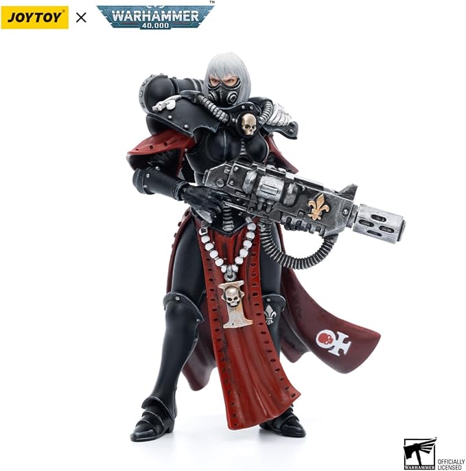 JOYTOY 1/18 Action Figures - Warhammer 40,000 Adepta Sororitas Battle Sister Sister Jurel - 4‘’,Classic Character,Collectible,Age 15 and Above