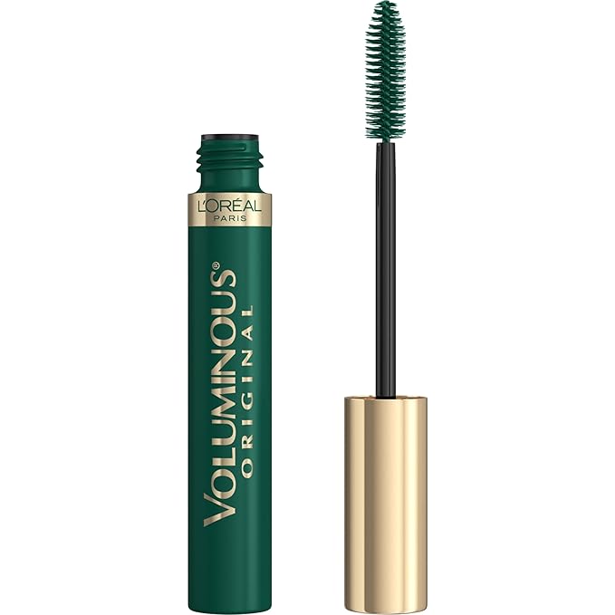 L’Oreal Paris Original Voluminous Mascara, Building Mascara Volume and Length Formula, Washable, Deep Green, 0.26 Fl Oz., 1 Count