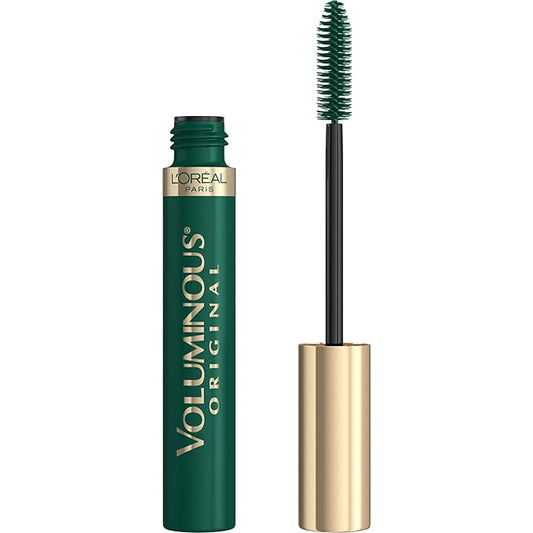 L’Oreal Paris Original Voluminous Mascara, Building Mascara Volume and Length Formula, Washable, Deep Green, 0.26 Fl Oz., 1 Count