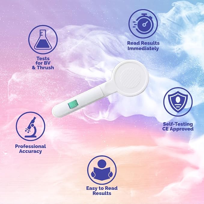 One Step Thrush & Bacterial Vaginosis (BV) pH Rapid Test Device 3 Kits Self Testing