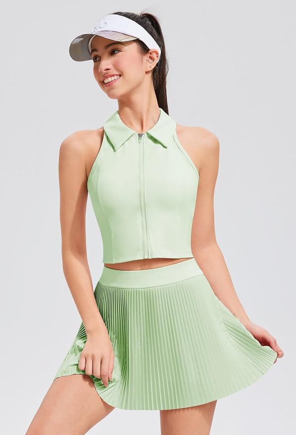 AFZ Pleated Tennis Outfits Woman Polo Athletic Dresses Golf Clothes Athleisure Sets with Shorts