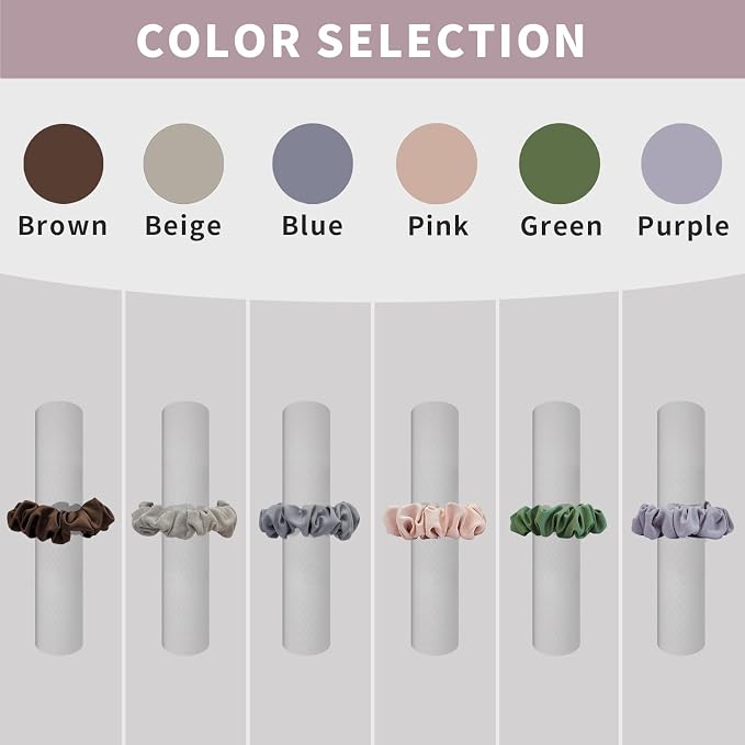 Yoga Mat Scrunchie – Stylish Yoga Mat Strap – Stretch-Fit for All Standard Mats – Lightweight, Travel-Friendly(Mat Excl.)