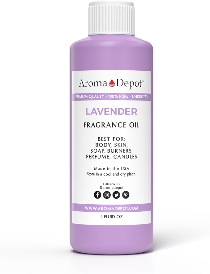 Lavender 4 oz. / 120ml Perfume I Skin Oil I Our Interpretation Premium Quality I Uncut I Fragrance Oil I Skin Safe I Add Aroma to Your DIY Projects I Scented Oil